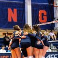 SU volleyball falls in straight sets to Notre Dame, starts ACC play 0-2