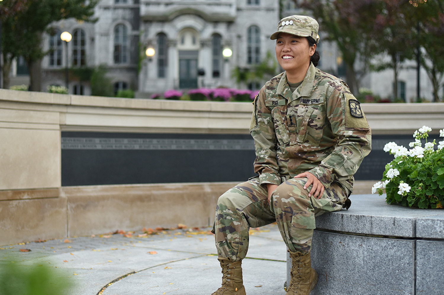 UPHOLDING THE LEGACY: Jacqueline Page, through a bond with ROTC, hopes to embody Pan Am Flight 103 victim’s drive and ambition