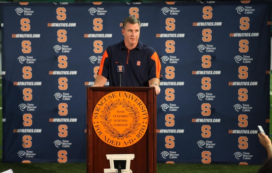Marrone, players preach taking camp day by day as Syracuse opens preseason