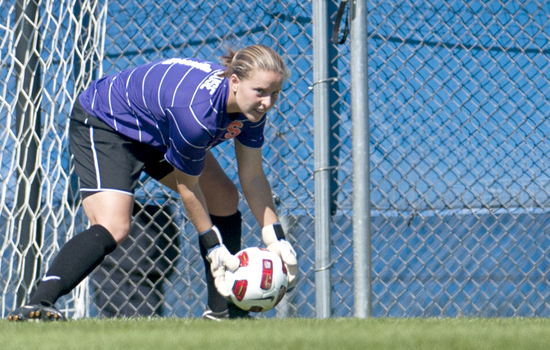 Change of heart: Goalkeeper Anghel rekindled her love for soccer to become standout at SU