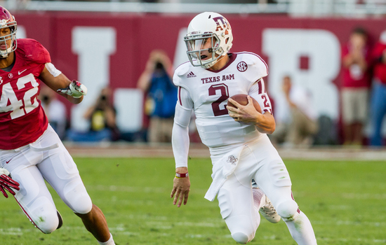 Texas A&M breaks policy, allows star freshman quarterback Manziel to address the media