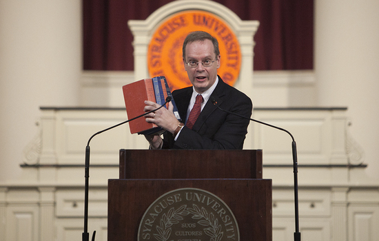 Turning the page: Next chancellor expresses eagerness to learn about, connect with Syracuse community
