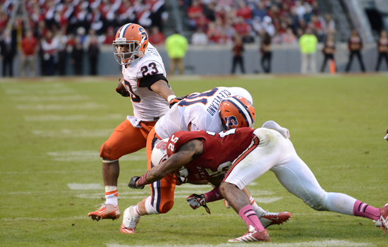RUNNING WITH THE PACK: Syracuse turns to running game to beat North Carolina State 24-10
