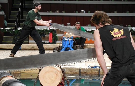 Chop jocks: Students climb up the standings in lumberjack world championships