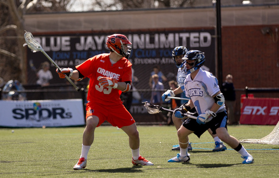 FINDING A WAY: Despite struggling at faceoff X, No. 10 Syracuse inches by No. 3 Johns Hopkins with help from attack