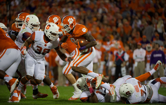 Gallman, Clemson running attack expose Syracuse on the ground in 2nd half 
