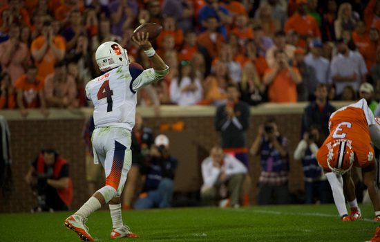 Shafer praises Long's toughness, poise after loss at Clemson