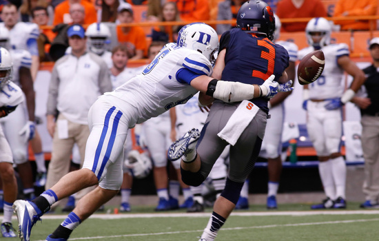 Wilson, Kimble split time at quarterback, can't keep up in Syracuse's loss to Duke
