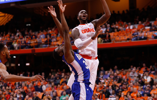 Syracuse pulls away from Hampton 65-47 after uneven performance
