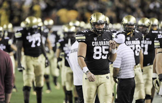 Colorado tight end Center chases football dream in honor of late friend
