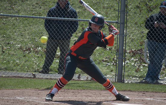 Sydney O'Hara hits 3 home runs and drives in 8 of Syracuse's 11 runs in doubleheader split