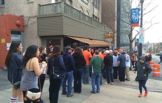 Fans on Marshall Street react to Syracuse's loss in the Final Four