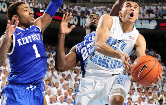 North Carolina point guard Marcus Paige poses similar threat to Virginia's London Perrantes