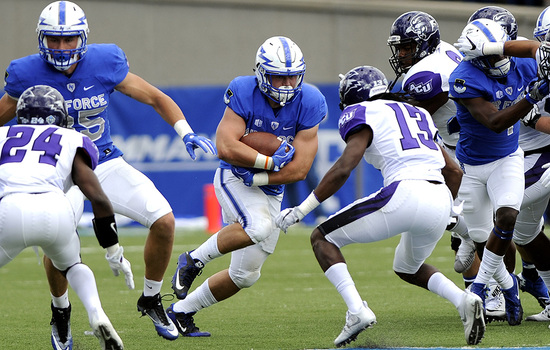 Nate Romine leads Air Force after a semester away from the Academy rehabbing