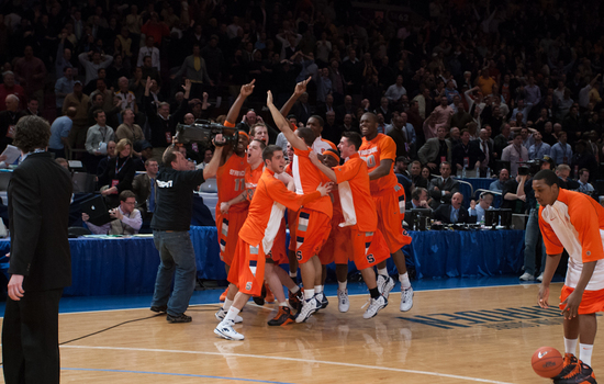 Syracuse men's basketball's history against Connecticut at Madison Square Garden