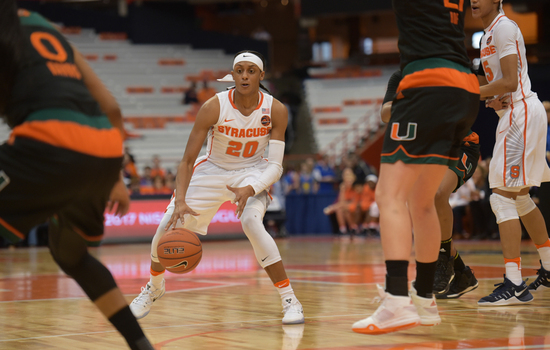 Gallery: Syracuse women's basketball rolls over No. 14 Miami, 81-48