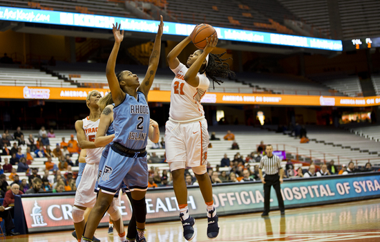 Freshman backup Desiree Elmore offers glimpses of promising career