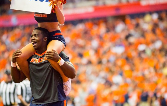 Bilal Vaughn defied ‘gender norms’ to become a Syracuse cheerleader
