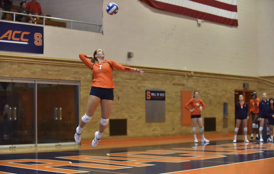 All-around performance from freshman Ella Saada pushes Syracuse past Georgia Tech, 3-0