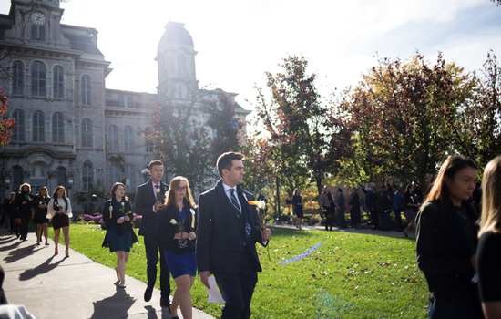 Gallery: 29 years later, Syracuse University honors Pan Am Flight 103 victims at Rose Laying Ceremony