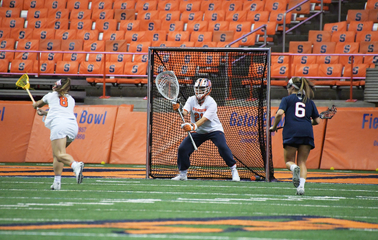 The key to Syracuse goalkeepers’ improved footwork: jumping rope