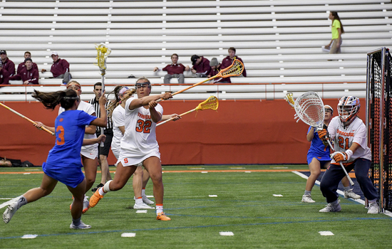After converting from midfield, Ella Simkins has led Syracuse’s defense