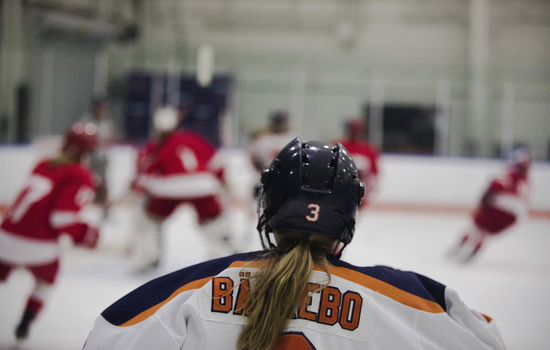 After adjusting to life in the US, Amanda Bäckebo is playing her best hockey