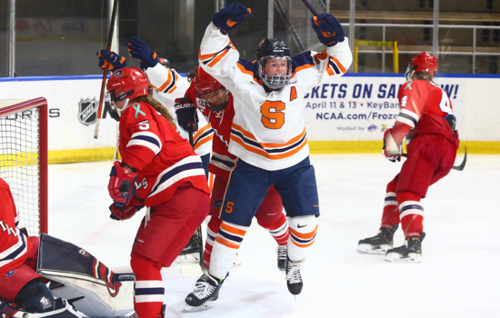 Syracuse captures 1st-ever conference title over Robert Morris behind 4-goal second period