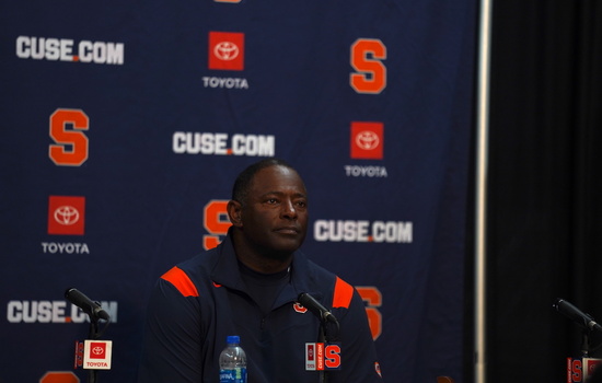 Dino Babers talks player injuries, starting quarterback ahead of Liberty game