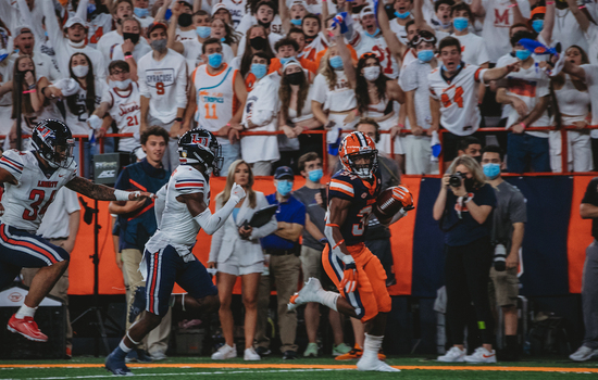 Szmyt cements Syracuse’s 24-21 victory over Liberty in Shrader’s 1st start