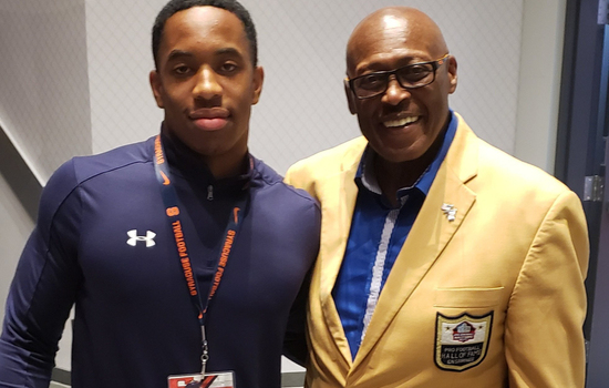 A look back at Sean Tucker’s meeting with former No. 44 Floyd Little
