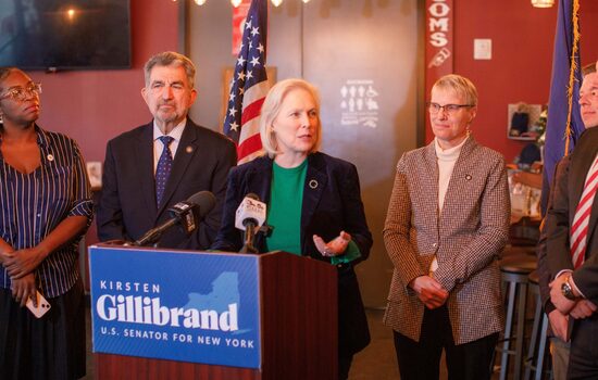 Gillibrand, lawmakers ‘slam’ Trump tariffs at Syracuse small business event