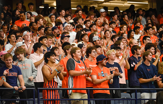 Day in the Dome: Fans in orange revel in SU football’s victorious return