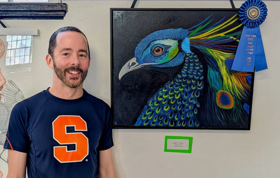 Winning NYS Fair painting contest honored SU administrator’s family legacy