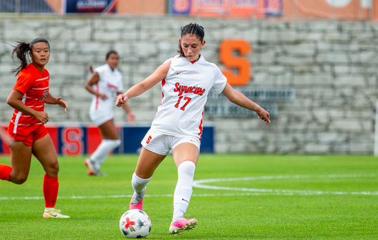 Abby Incorvaia always carries a ball. She just took time to score it at SU.