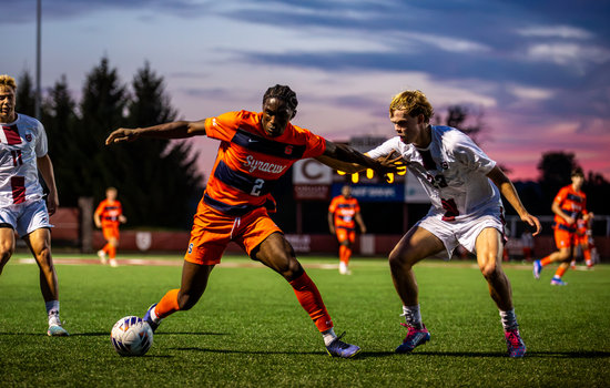 Chimere Omeze’s worldie punctuates his chaotic day in SU’s win over Colgate