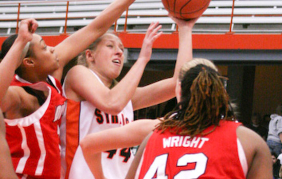 WBB : All-out effort not enough to even score with Cardinals