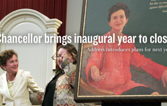 Chancellor brings inaugural year to close