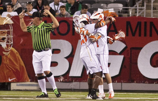 LIGHTS OUT: Syracuse storms past No. 4 Princeton in win to open New Meadowlands Stadium