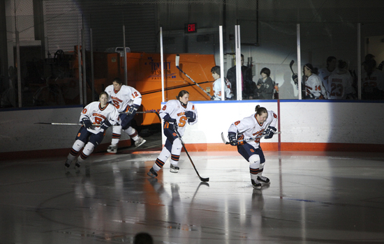 Into the spotlight: Just 2 years after its inception, SU ice hockey is contender because of Flanagan