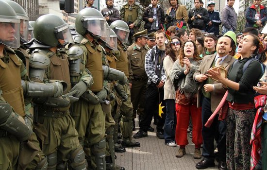 Hot topic: Chilean students protest local issues, face police forces