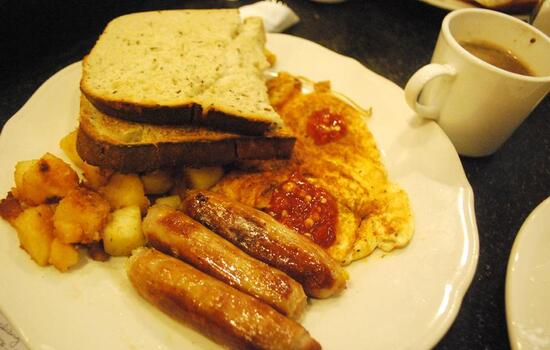 Spice Rack :  Out of place: Self-service, twist to staple dishes shake up classic diner feel   