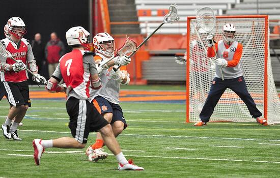 MLAX : Lerman struggles while Lamolinara impresses in net; Faceoffs still a work in progress for SU