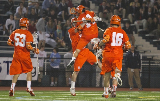 MLAX : NEW BALANCE: Offensive barrage leads Syracuse past Villanova in Big East tournament semifinal