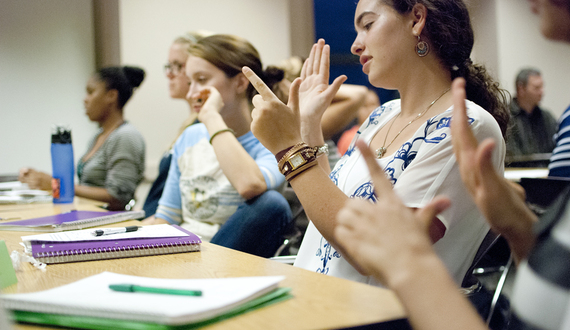 Sign language club, deaf community spread culture on campus