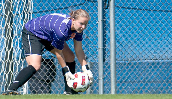 Change of heart: Goalkeeper Anghel rekindled her love for soccer to become standout at SU