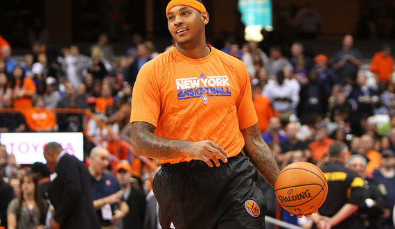 Gallery: Carmelo Anthony returns to the Carrier Dome with the New York Knicks