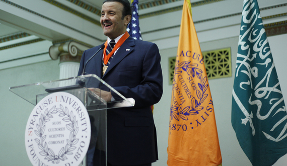 Saudi Arabian prince receives Chancellor’s Medal for Outstanding Achievement