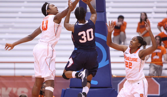 Alexander’s dominant performance in low post leads Syracuse to season-opening rout of Fairleigh Dickinson