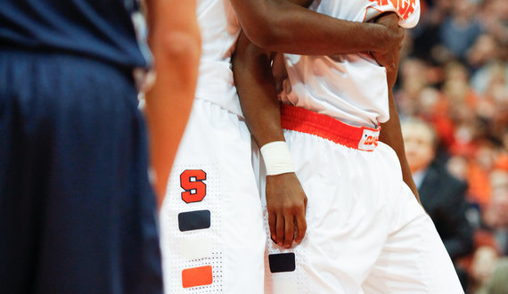 SMASH MOUTH: Behind dazzling offensive display, Syracuse routs overmatched Monmouth 108-56